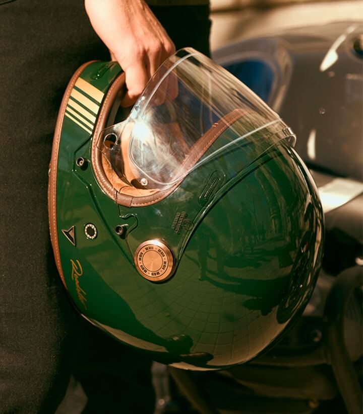 Casco Integral By City Roadster III Verde Oscuro