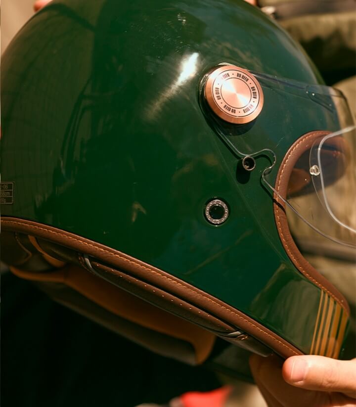 Casco Integral By City Roadster III Verde Oscuro