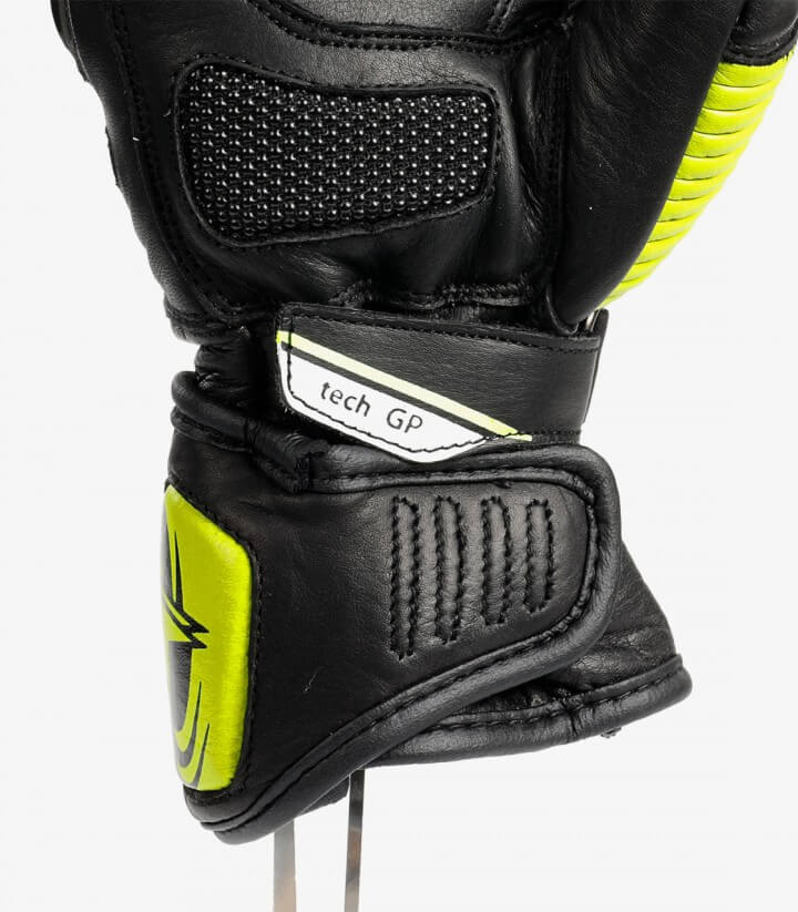 Rainers Kinder-Racing-Handschuhe Game Racing Schwarz und Neon