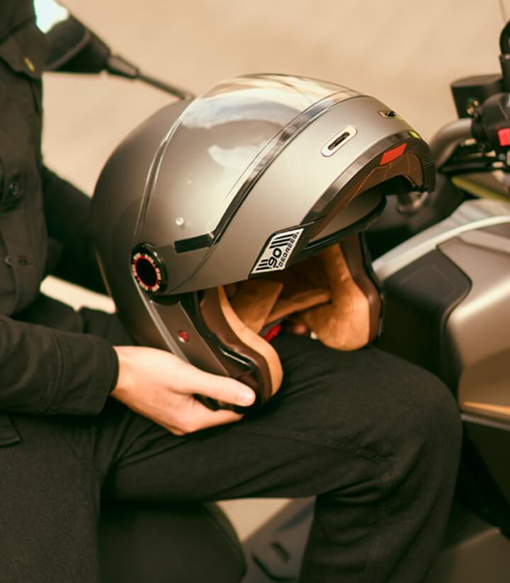 Casco Integral By City 90 Degrees Antracita Mate