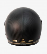 By City 90 Degrees Full-Face Helmet Gold Carbon