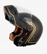 By City 90 Degrees Full-Face Helmet Gold Carbon