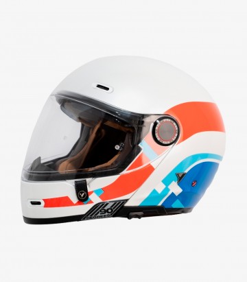 Casco Integral By City 90 Degrees Maniac Blanco