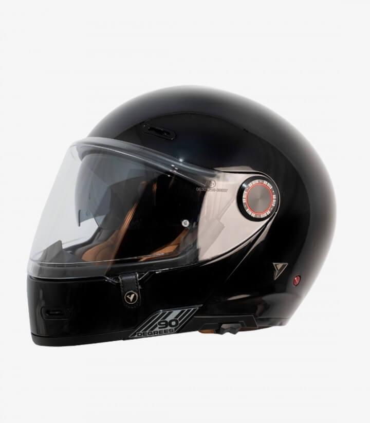 Integralhelm By City 90 Degrees Glanzschwarz