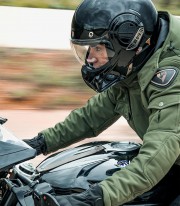 By City 180 TECH Modular Helmet Black Shiny