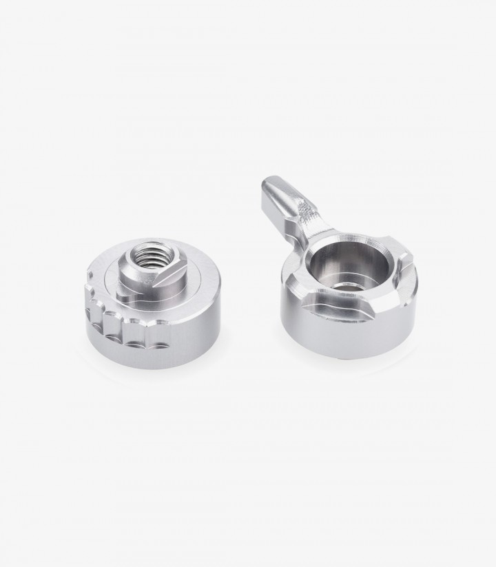 Einstellrad für Brems- / Kupplungshebel 4.0 Puig Silber 22336P