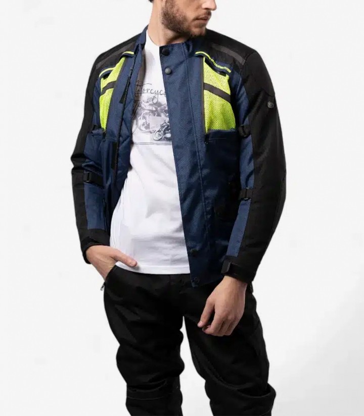 Herren-Winterjacke By City África Blau