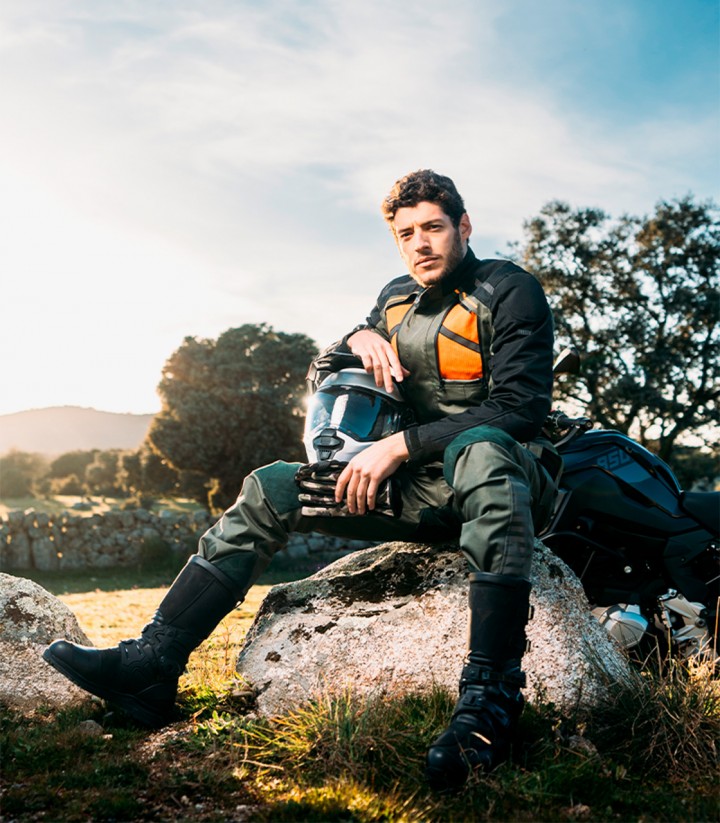 Herren-Winterjacke By City África Schwarz