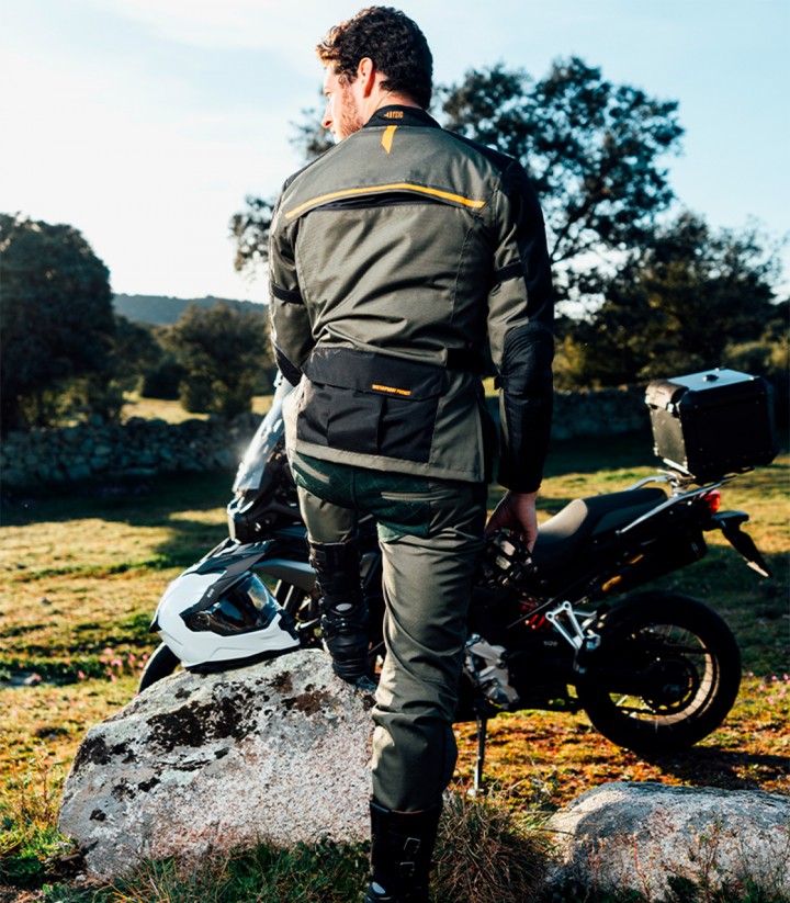 Herren-Winterjacke By City África Schwarz