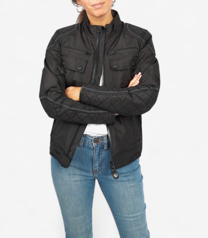 Chaqueta Verano Mujer By City Newport Negra
