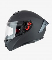 NZI Trendy 3 Stream Matte Black Full Face Helmet
