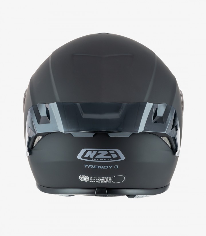 Integralhelm NZI Trendy 3 Stream Mattschwarz