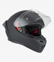 NZI Trendy 3 Stream Matte Black Full Face Helmet