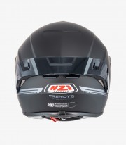 NZI Trendy 3 Stream Solid Nouveau Matte Black Full Face Helmet