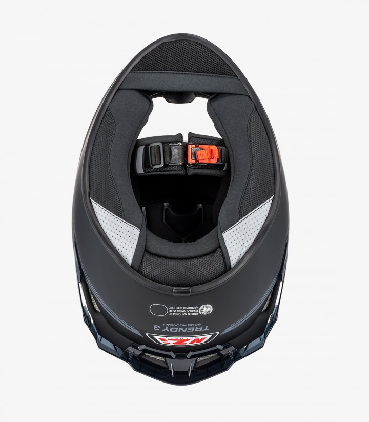 Casco Integral NZI Trendy 3 Stream Solid Nouveau Negro Mate