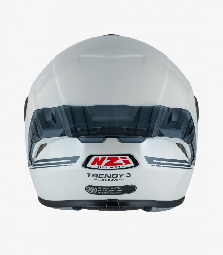 Casco Integral NZI Trendy 3 Stream Solid Nouveau Blanco