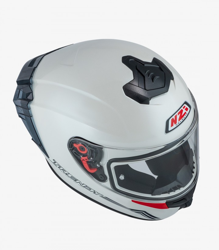 Integralhelm NZI Trendy 3 Stream Solid Nouveau Weiß