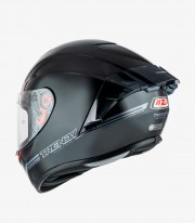NZI Trendy 3 Stream Solid Nouveau Negro Full Face Helmet