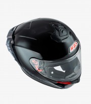 NZI Trendy 3 Stream Solid Nouveau Negro Full Face Helmet