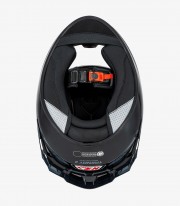 NZI Trendy 3 Stream Solid Nouveau Negro Full Face Helmet