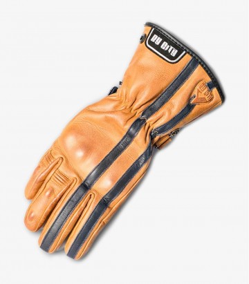 Winter unisex Oslo Gloves from By City color mustard & black
