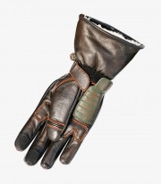 Winter unisex Oslo Gloves from By City color brown & green
