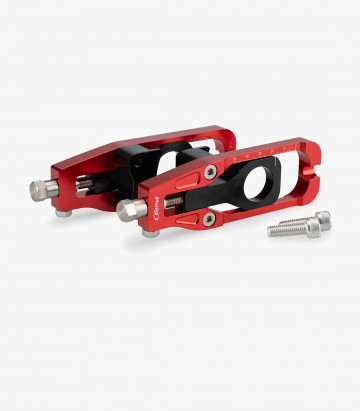 Puig Kettenspanner Rot 22232R für Kawasaki ZX-6R Ninja (24-26)