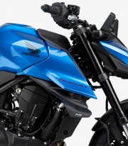 D12 side winglets 22426J for Honda CB750 Hornet (25) Matt Black by Puig