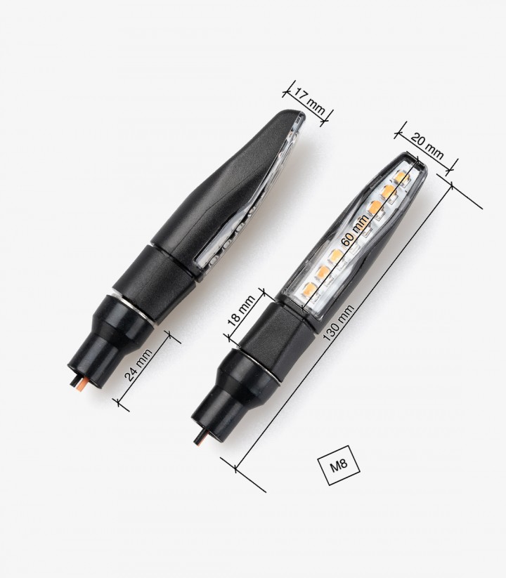 Blinker LED Puig Rugged 21784N Schwarz