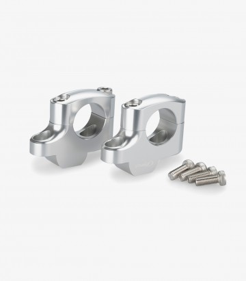 Puig Pullback-Lenkerböcke 21801P BMW R1200GS/Adventure (13-18), R1250GS/Adventure (18-24) Silber