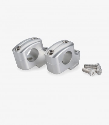 Torretas Pullback Puig 22101P Yamaha MT-09 (24-25) Plateadas