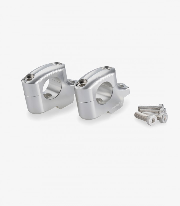 Puig Pullback-Lenkerböcke 22141P BMW F900GS / GS Adventure (24-26) Silber