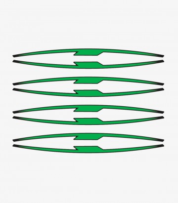 Puig Green Performance Arc Stripes for Yamaha Tracer 7 21833V