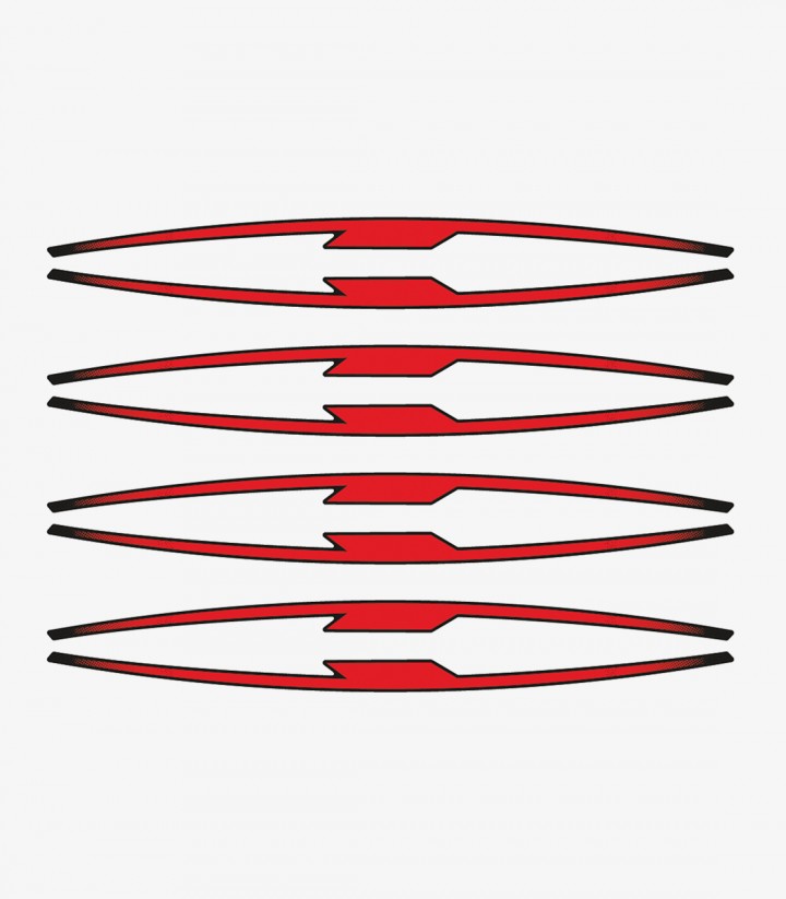 Puig Red Performance Arc Stripes for Yamaha Tracer 7 21833R