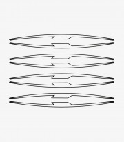 Puig White Performance Arc Stripes for Yamaha Tracer 7 21833B