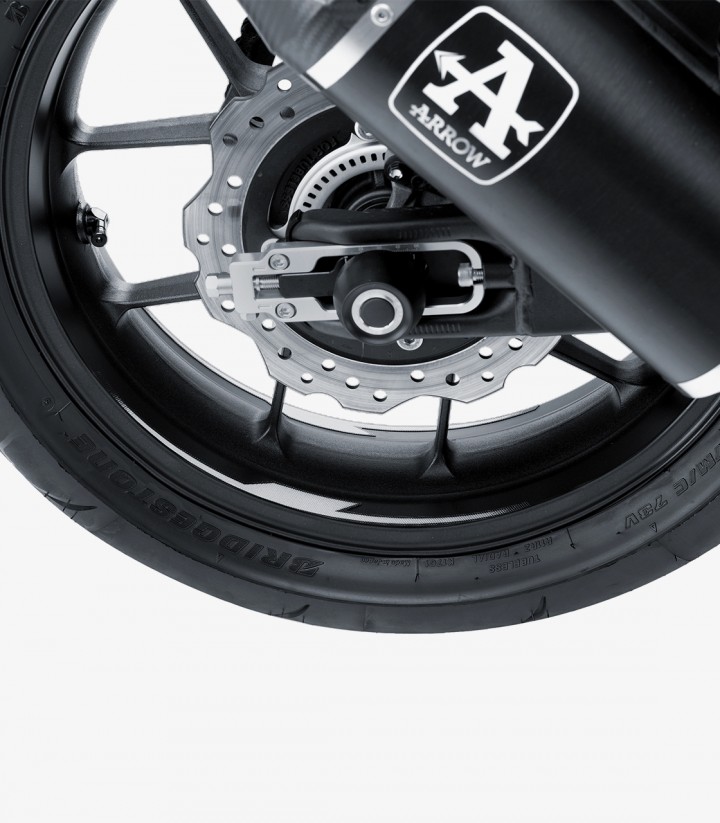 Felgenbogen-Aufkleber Performance Yamaha Tracer 7 Puig 21833B Weiß