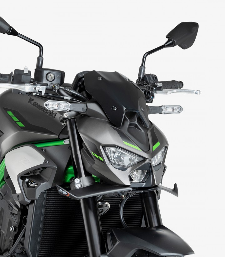 Alerones frontales Naked 22446J Puig Kawasaki Z900/SE (25) Negro mate