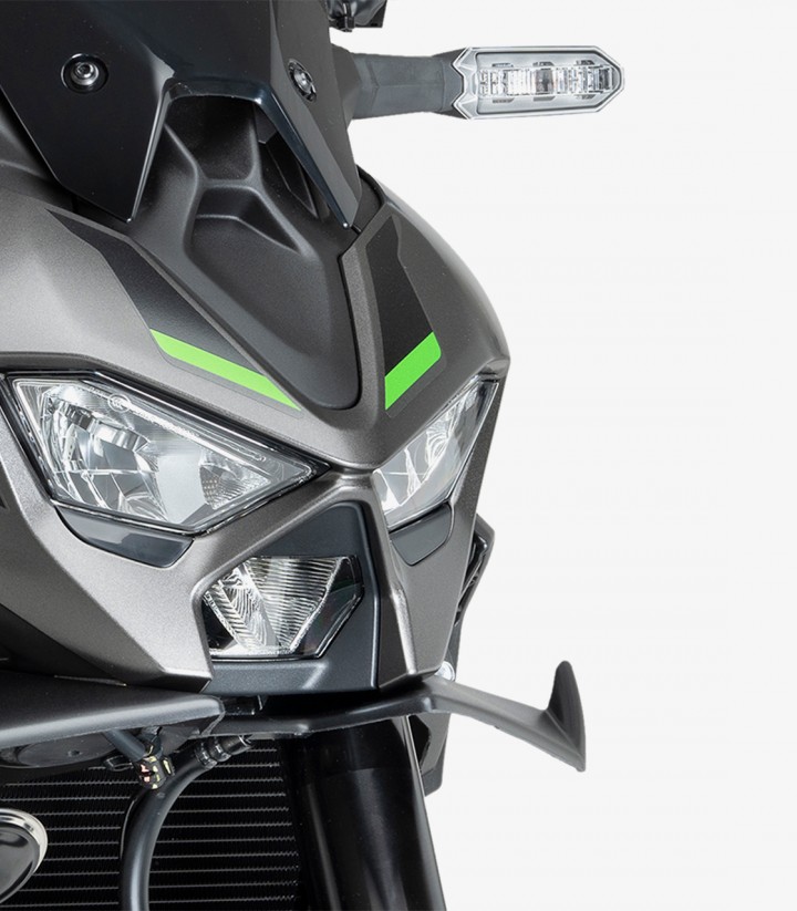 Alerones frontales Naked 22446J Puig Kawasaki Z900/SE (25) Negro mate