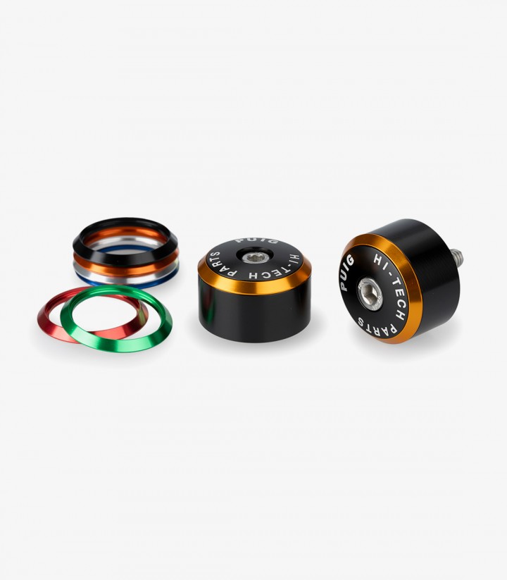 Contrapesos Balance 22289N Puig color Negro para Yamaha YZF-R1/M (15-25), YZF-R6/R7 (17-25)