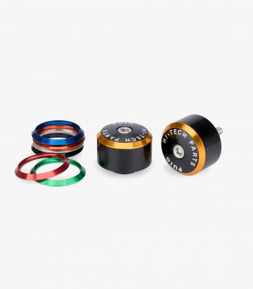 Puig Lenkerendgewichte Balance 22239N in Schwarz für Aprilia RS 457 (24-26), RS125 (21-26), Tuono 125 (24-26)