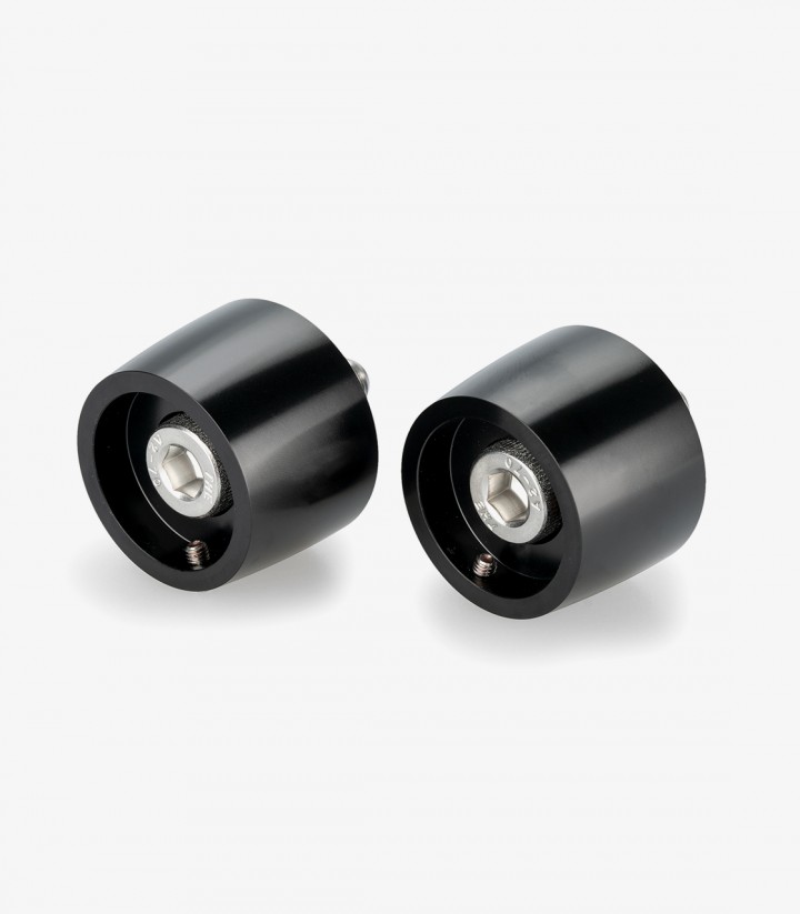 Puig Lenkerendgewichte Thruster 22096N in Schwarz für BMW S1000RR (25-26), Yamaha MT-09 (24-26)