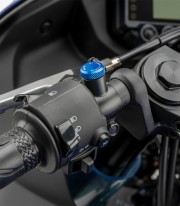 Tapón Embellecedor Rosca Retrovisor Puig Azul 21804A para varios modelos de Honda, Husqvarna, Kawasaki, KOVE, Triumph y Yamaha
