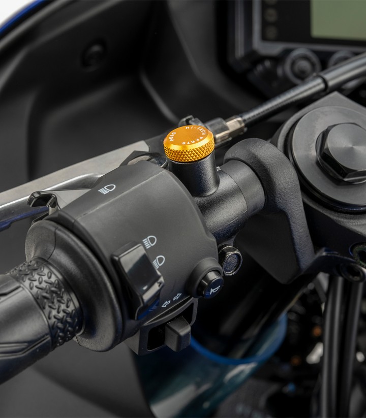 Tapón Embellecedor Rosca Retrovisor Puig Dorado 21804O para varios modelos de Honda, Husqvarna, Kawasaki, KOVE, Triumph y Yamaha