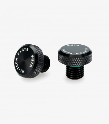 Tapón Embellecedor Rosca Retrovisor Puig Negro 21808N para varios modelos de Benelli, Honda, Kawasaki, KTM, Suzuki y Triumph