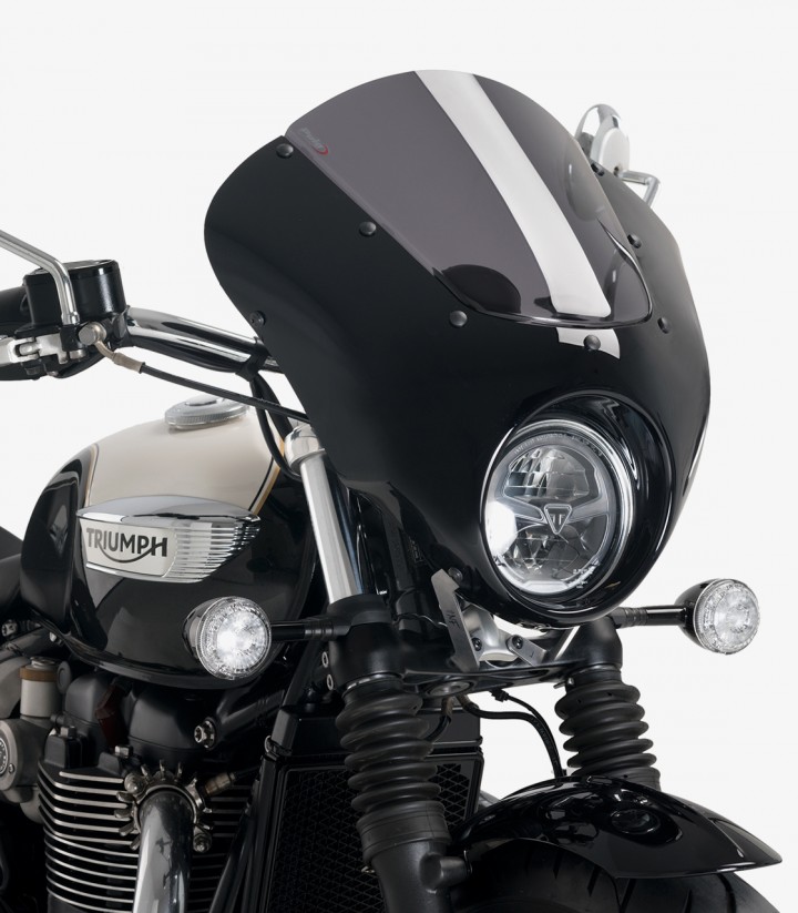 Semicarenado Puig Dark Night Triumph Bonneville Speedmaster (18-25) Ahumado Oscuro 21115F