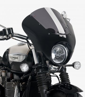 Triumph Bonneville Speedmaster (18-25) Puig Semicarenado Dark Night Dark Smoked Semi-fairing 21115F