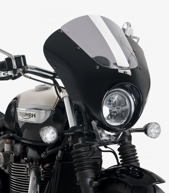 Triumph Bonneville Speedmaster (18-25) Puig Semicarenado Dark Night Smoked Semi-fairing 21115H