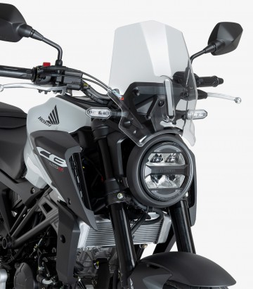 Honda CB125/300R Neo Sports Cafe (24-25) Puig New Generation Sport Transparent Windshield 22296W
