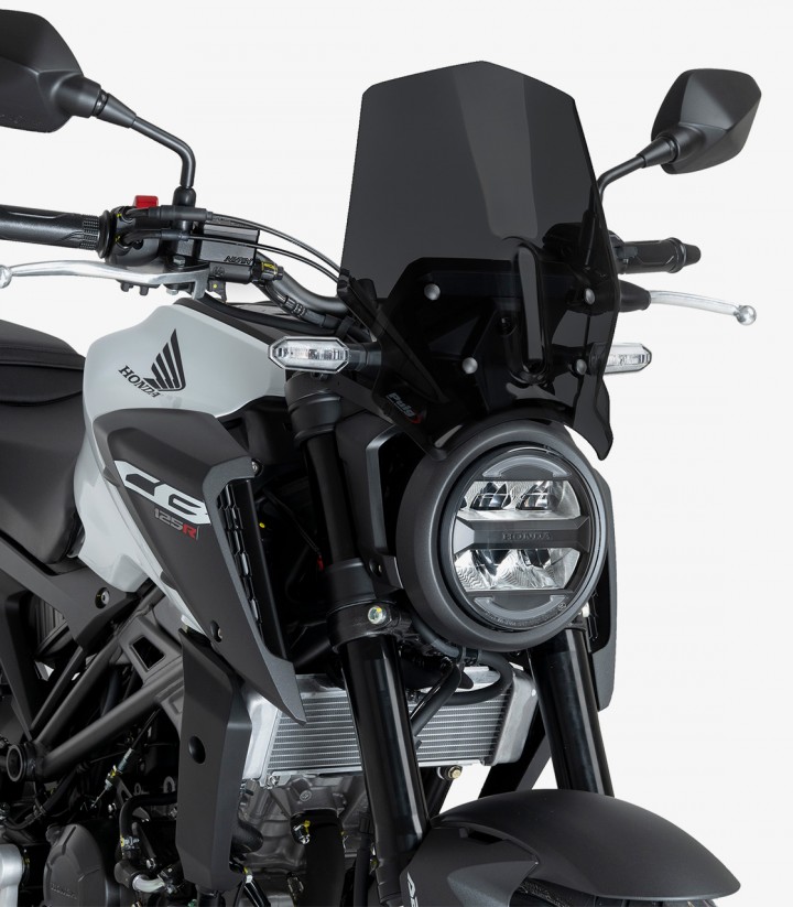 Windschild Puig New Generation Sport Honda CB125/300R Neo Sports Cafe (24-26) Dunkel getönt 22296F