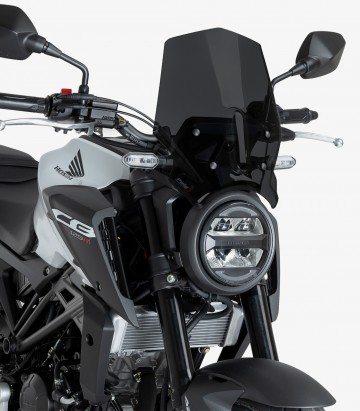 Honda CB125/300R Neo Sports Cafe (24-25) Puig New Generation Sport Dark smoked Windshield 22296F